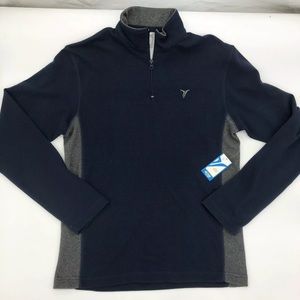 Old navy men’s quarter 1/4  zip pullover navy blue